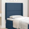vidaXL Kopfteil Ohr Blau 80 x 16 x 4 cm Stoff