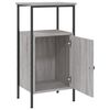 vidaXL Nachttische 2 Stk. Grau Sonoma 41x31x80 cm Holzwerkstoff