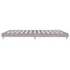 vidaXL Bettgestell Grau Sonoma 200x200 cm Holzwerkstoff