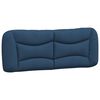 vidaXL Bettgestell ohne Matratze "Hvar" Blau 140x190 cm Stoff