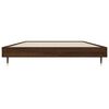 vidaXL Bettgestell ohne Matratze Braun Eiche 90x200 cm Holzwerkstoff