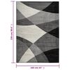 vidaXL Wohnzimmerteppich 160x230 cm Mehrfarbig