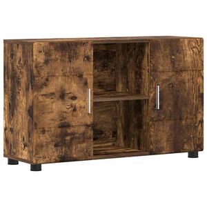 vidaXL Sideboard FLORIN 88,5 x 30,5 x 55,5 cm Ger&auml;ucherte Eiche