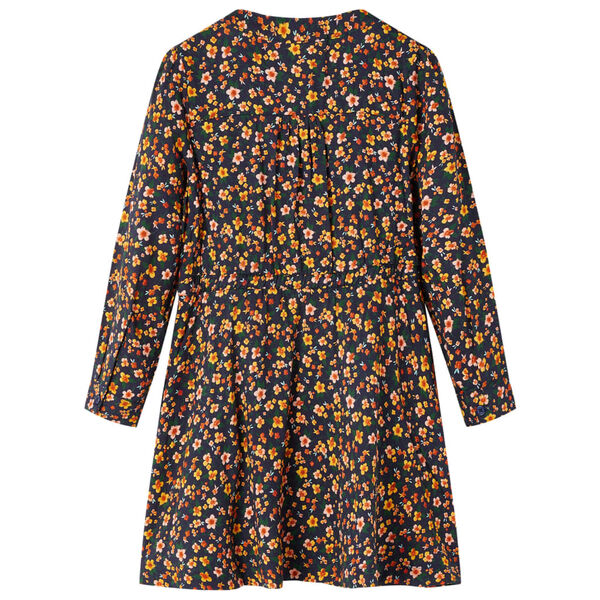 Kinderkleid mit Langen Ärmeln Marineblau 92