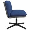 vidaXL B&uuml;rostuhl Drehbar Blau Stoff