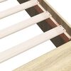 vidaXL Bettgestell Sonoma-Eiche 180x200 cm Holzwerkstoff