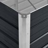 vidaXL Garten-Hochbeet Anthrazit 240 x 80 x 77 cm Verzinkter Stahl