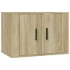 vidaXL 3-tlg. TV-Schrank-Set Sonoma-Eiche Holzwerkstoff