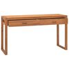vidaXL Schreibtisch mit 2 Schubladen 120x40x75 cm Massivholz Teak