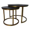HSM Collection 2-tlg. Couchtisch-Set Finnley Rund