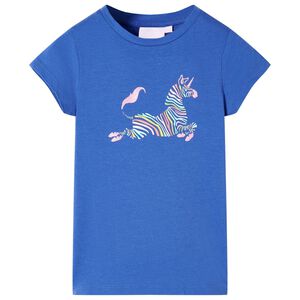 vidaXL Kinder-T-Shirt Kobaltblau 104