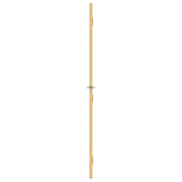 vidaXL Innent&uuml;r Schlank Golden 83x201,5 cm Hartglas und Aluminium
