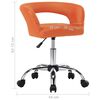 vidaXL Esszimmerst&uuml;hle 6 Stk. Orange Kunstleder