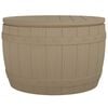 vidaXL 3-in-1 Gartenbox Hellbraun Polypropylen