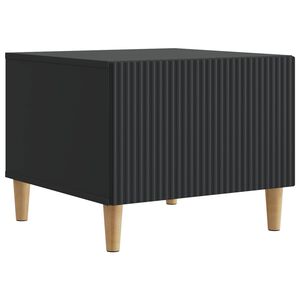 vidaXL Couchtisch mit Schubladen Schwarz 49 x 50 x 40 cm Holzwerkstoff