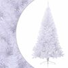 vidaXL K&uuml;nstlicher Halb-Weihnachtsbaum mit St&auml;nder Wei&szlig; 180 cm PVC
