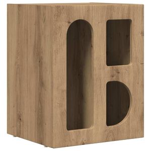 vidaXL Nachttisch ELST Artisan-Eiche 40 x 35 x 50 cm Holzwerkstoff