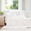 vidaXL &Uuml;berwurfdecke Wei&szlig; 240 x 220 cm Fleece