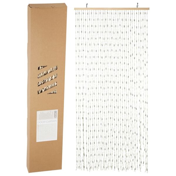 H&S Collection T&uuml;rvorhang 90x200 cm Bambus Mehrfarbig