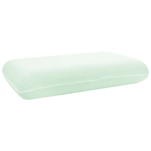 vidaXL Schlafkissen Uni Wei&szlig; 60 x 40 x 13 cm Viscoschaum