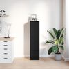 vidaXL Highboard Schwarz Eichen-Optik 29,5x34x119,5 cm Holzwerkstoff