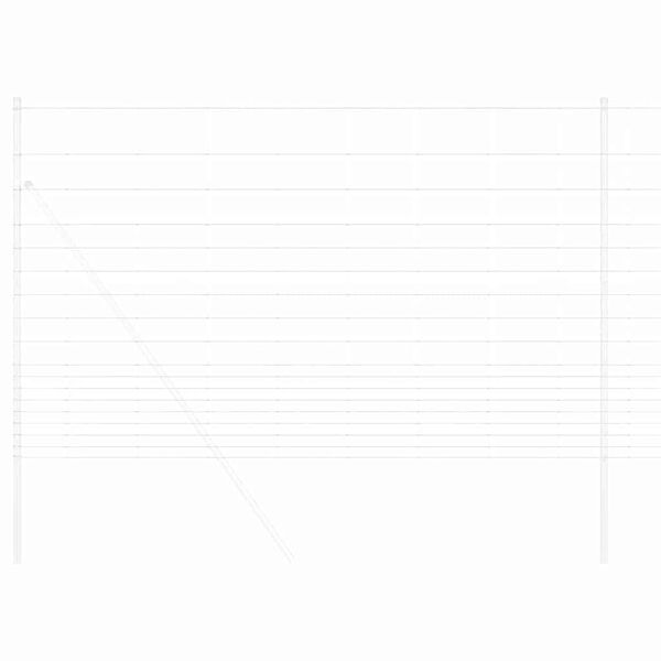 vidaXL Wildzaun Grau 1.5 x 10 m Stahl