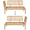vidaXL Sofa Set Uni Anthrazit 133 x 92 x 69 cm Massivholz Akazie