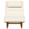vidaXL Sonnenliege mit Kissen 2-Person 2 pcs Braun Massivholz Akazie