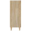 vidaXL Sideboard Sonoma-Eiche 34,5x32,5x90 cm Holzwerkstoff