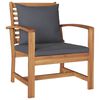 vidaXL Gartensofa-set 5 pcs Natur Massivholz Teak