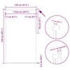 vidaXL Verdunkelungsrollo Grau 120x150cm Stoffbreite 116,6cm Polyester