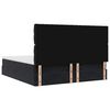 vidaXL Ottoman-Bett mit Matratzen Schwarz 160x200 cm Samt