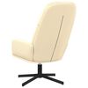 vidaXL Relaxsessel Cremewei&szlig; Kunstleder