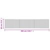 vidaXL Teppich Rechteckig Hell Natur 60x300 cm Bambus