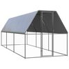 vidaXL Outdoor-H&uuml;hnerk&auml;fig 2x6x2 m Verzinkter Stahl