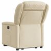 vidaXL Relaxsessel mit Aufstehhilfe Elektrisch Creme Stoff