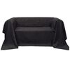 Micro-Suede Sofa&uuml;berwurf Tagesdecke Anthrazit 270 x 350 cm
