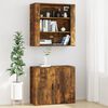vidaXL Wandschrank R&auml;uchereiche 80x33x80 cm Holzwerkstoff