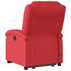 vidaXL Massagesessel mit Aufstehhilfe Rot Kunstleder