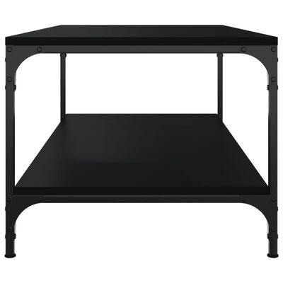 vidaXL Couchtisch Schwarz 80x50x40 cm Holzwerkstoff