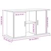 vidaXL Aquariumst&auml;nder Schwarze Eiche 101x41x58 cm Holzwerkstoff