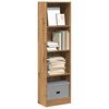 vidaXL B&uuml;cherregal Artisan-Eiche 40x24x143 cm Holzwerkstoff