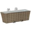 vidaXL Balkon Metall
