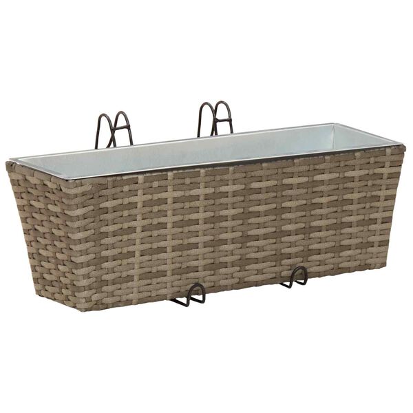 vidaXL Balkon Metall