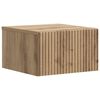 vidaXL Wandmontierter Nachttisch Artisan-Eiche 33 x 34,5 x 20 cm