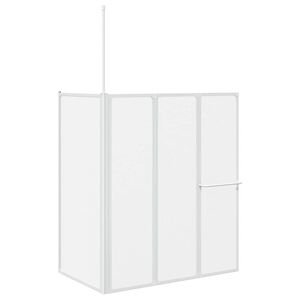 vidaXL Duschwand L-Form 70x120x137 cm 4-teilig Faltbar