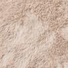 vidaXL Kunstfell Hasen Teppich Olite Taupe 100 x 200 cm Polyester