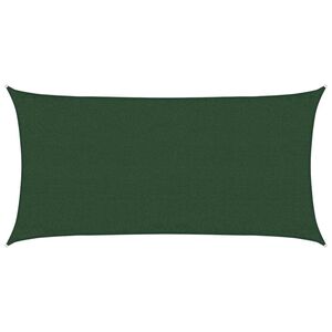 vidaXL Sonnensegel 160 g/m&sup2; Dunkelgr&uuml;n 3x6 m HDPE