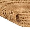 vidaXL Teppich Jute Handgeflochten 120 cm Rund