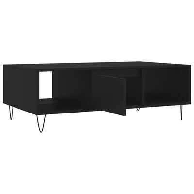 vidaXL Couchtisch Schwarz 104x60x35 cm Holzwerkstoff